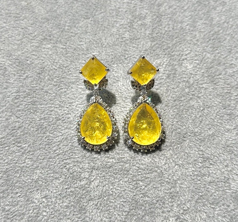 Canary Petite Crushed Diamondesque Earrings
