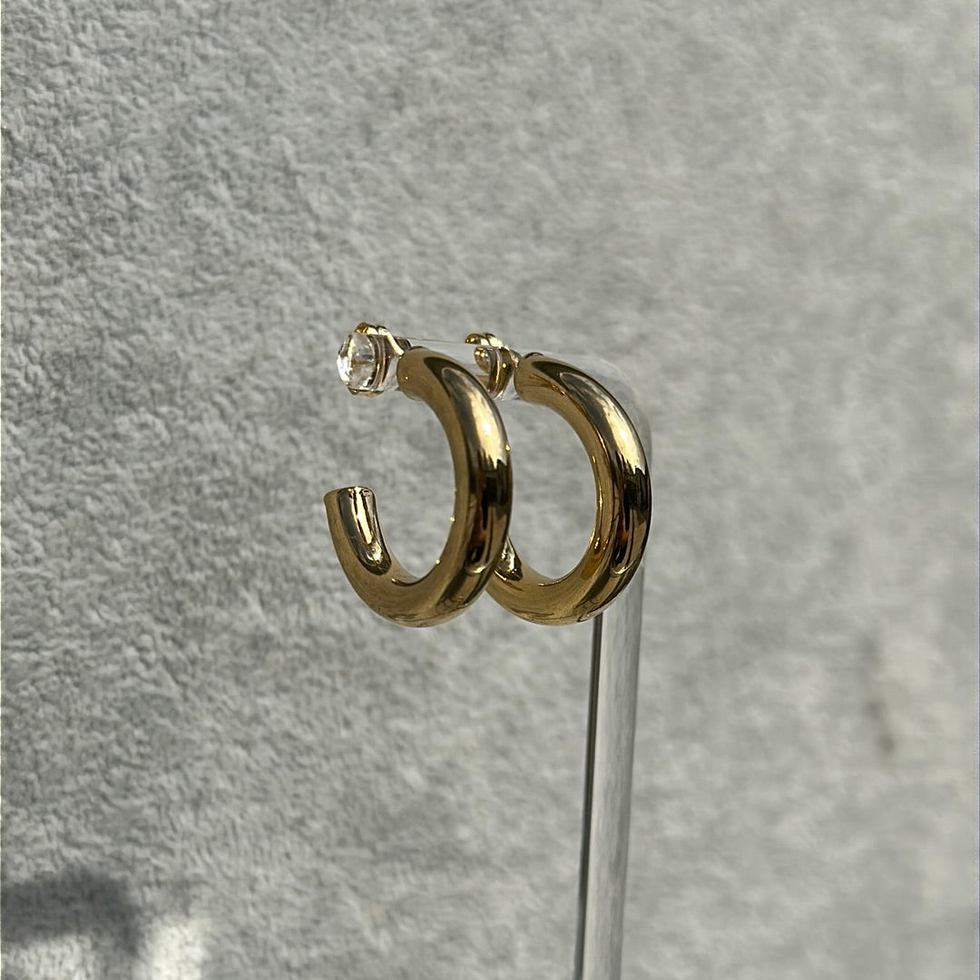 The Everyday Bold Gold Hoop Earrings