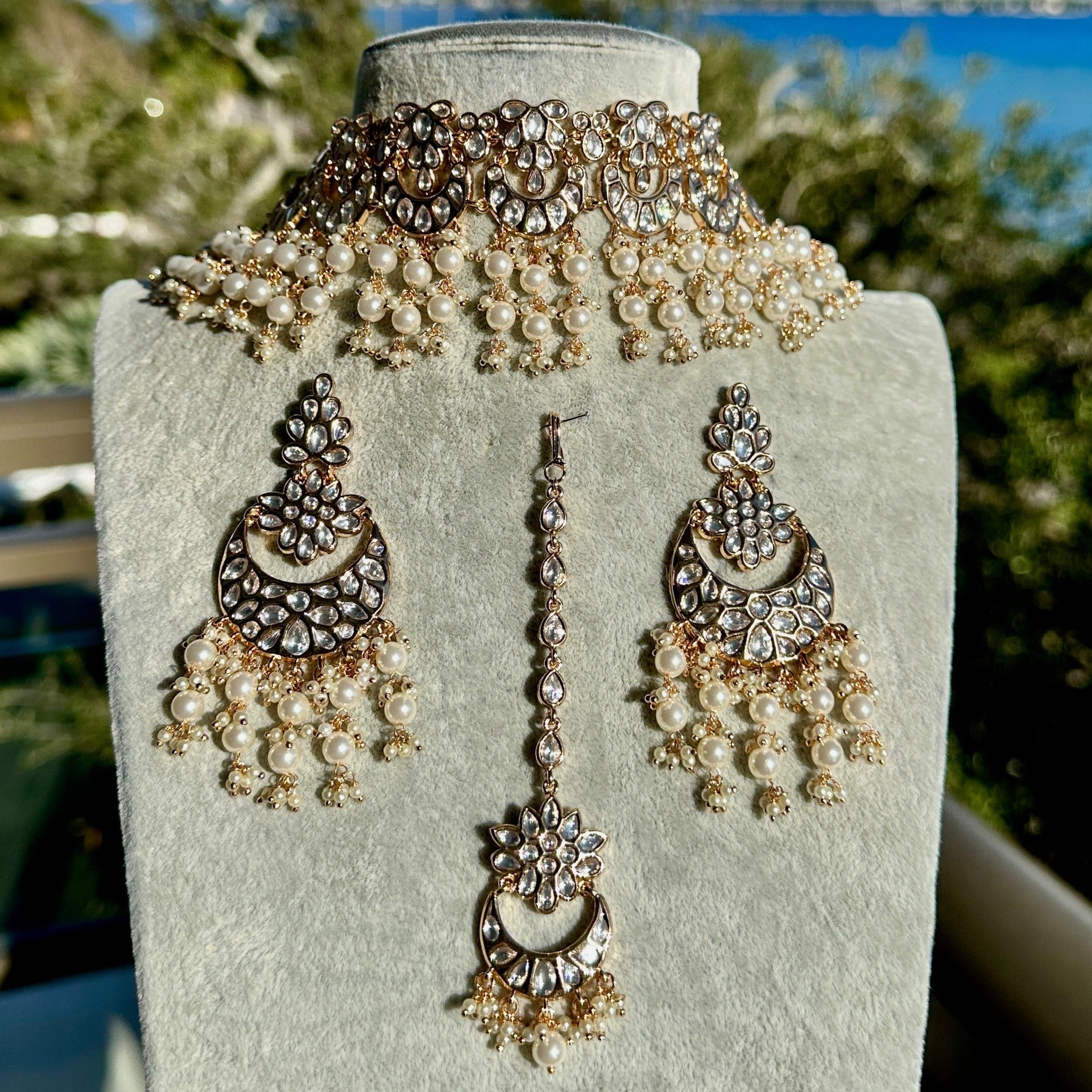 Necklace kundan discount