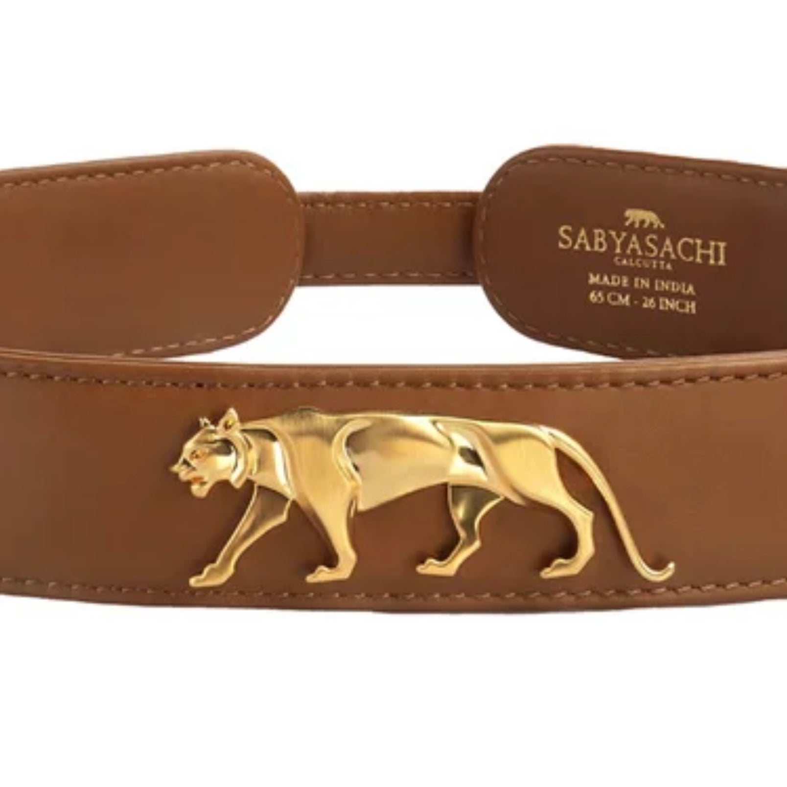 Royal Bengal Tiger Brown Sabyasachi Leather Belt – Kamal Beverly Hills